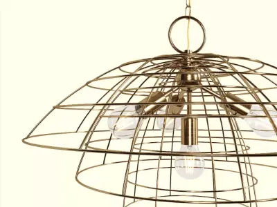 BRASS LIGHT CHANDELIER   3D model