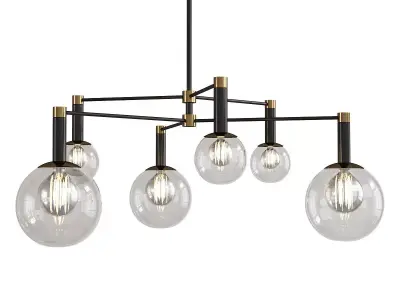 CORDOVA CHANDELIER Low-poly 3D model