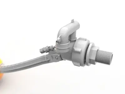 Side Entry Toilet Fill Valve 3D model