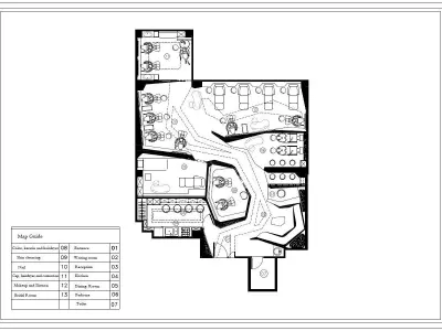 Salon Floor Plan Pack 3 Unique Beauty Salon Layouts 3D model