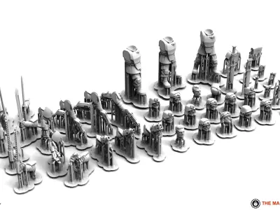 Universal Guard - Infantry Sergeant Builder 3D print model