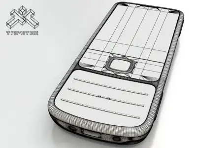 Nokia 6700 Classic 2009 - Gold 3D model