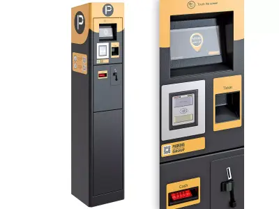 Parking meter 3D model