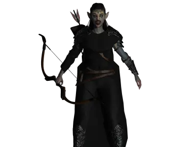 AAA 3D MODEL FANTASY MONSTER CREATURE CHARACTER -THE DEVIL ELF