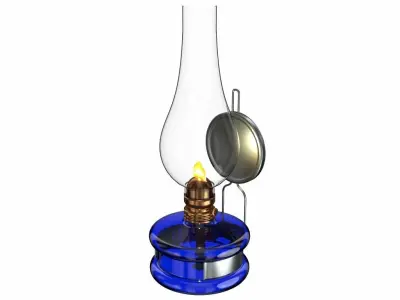 Oil Lamp 3D model