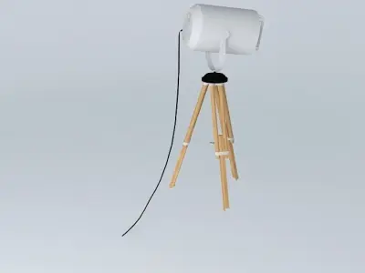 Tripod lamp  Free 3D model
