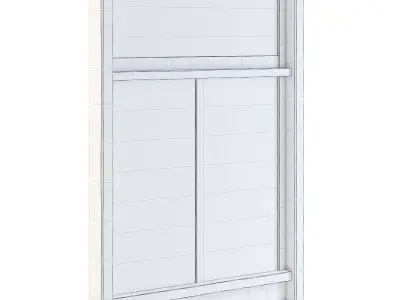 Factory Side Wall 3D model