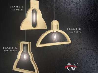 Hanging lamp Nowodvorski Frame 3D model