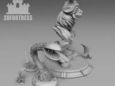 Alien Creature 3D print model