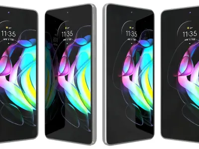 Motorola Edge 20 Frosted White 3D model