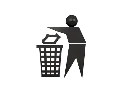 Recycle Symbols v7 012 Low-poly 3D model