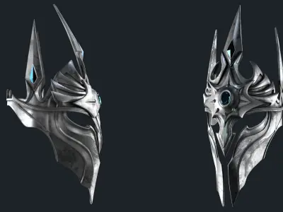 Magic Helmet Low-poly 3D model