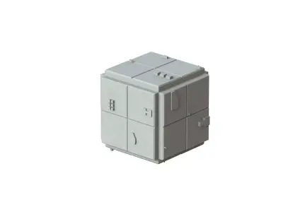 Sci Fi Object No 1689 Low Poly Low-poly 3D model
