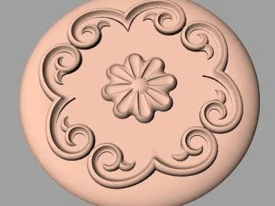 Artcam Aspire 3D relief models STL Files used for CNC E592 3D model