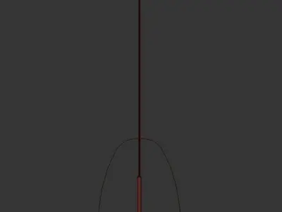 JIAMEN wood pendant 3D model