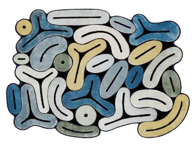 roche bobois tutti frutti rug 3D model