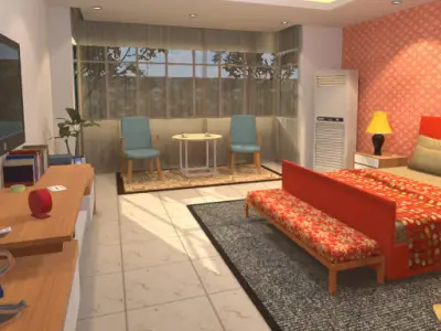 Smiths Home 1 Low-poly 3D model