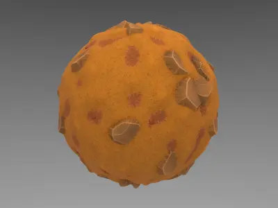 Grass - Stylised PBR Texture - Material 3D model