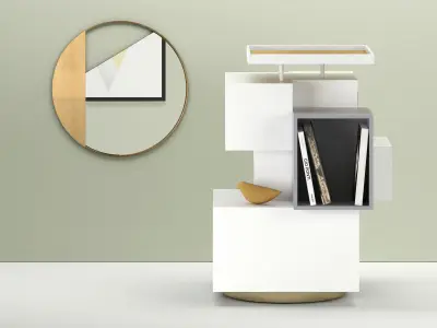 Stack Multifaceted Tower 3D model