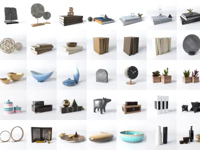 Furniture Library Collection - 1062 Models 3D Model Pack