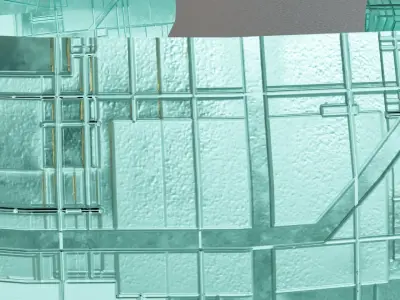 Low Poly Sci-Fi Bracelet Padme Low-poly 3D model