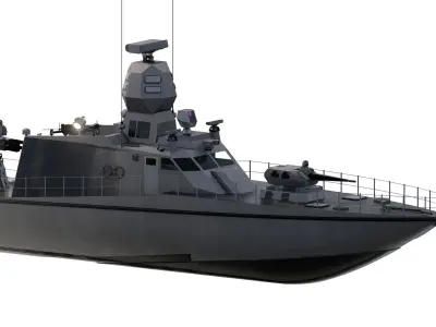 EUROPEAN FAST PATROL BOAT 3D model