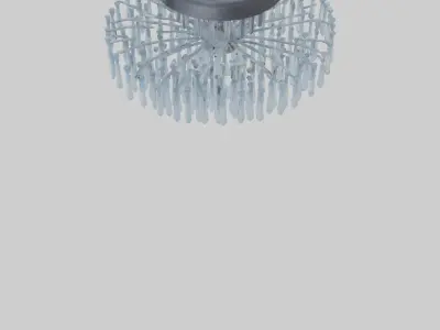 Icicle Chandeliers model Low-poly 3D model