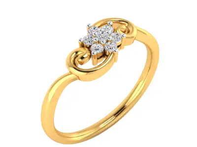  Women Ring Render 3dm STL MTL SLC JCD OBJ FBX Details 3D print model 23
