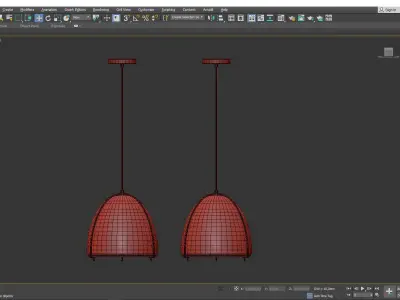 Paravo Pendant Light Low-poly 3D model