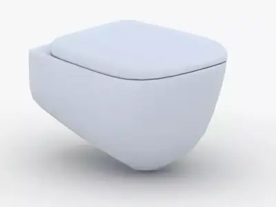 1548 - Toilet Low-poly 3D model