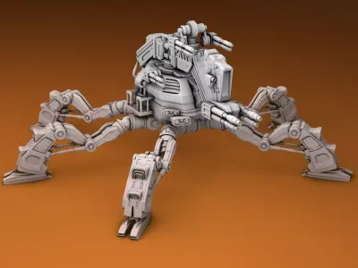 Robo Tank 3D print model