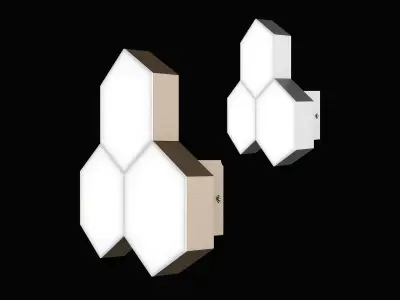 75064x Favo Lightstar Sconce 3D model