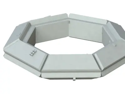 Sci Fi Object No 3955 Low Poly Low-poly 3D model