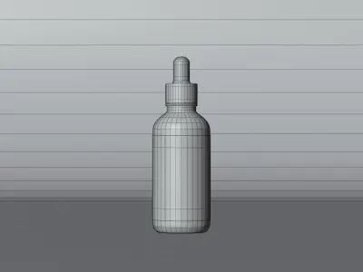 Cosmetic Dropper Bottle 01  3D model