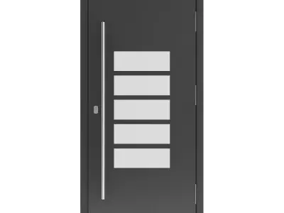 Metal Front Door 3D model