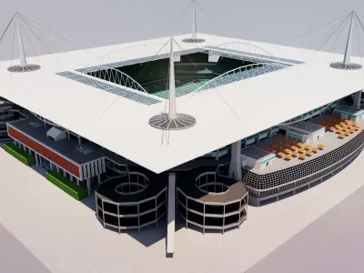 Hard Rock Stadium - Miami USA 3D model