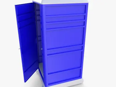 Portable toilet v1 3D model