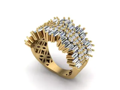Jewelry ring 374 3D print model