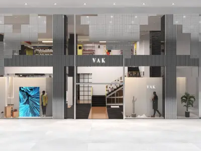 BAUHAUS SHOP AND CAFE 3D model