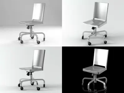 Hudson desk chair 3D model