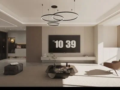 Living room 3D model 144
