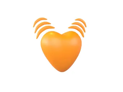 Beating Heart v1 003 Low-poly 3D model