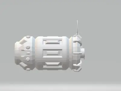 MG3-072023 Sci-fi Grenade Concept 3D print model