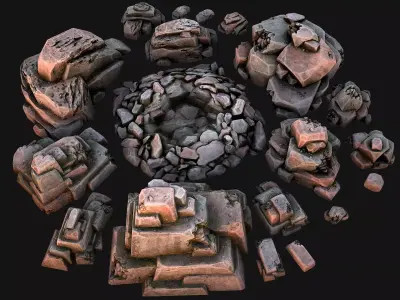 Stones Rocks Pebble Pack