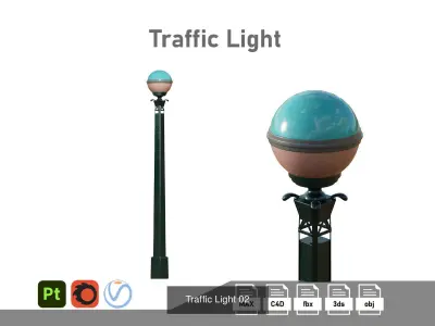 Traffic Lights Collection 3D Model Pack