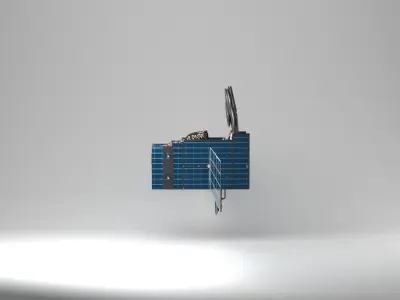 Satellite NASA 4k  Low-poly 3D model