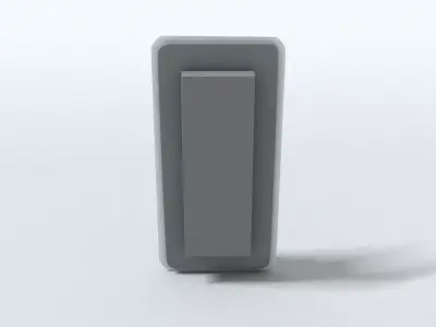 laos Traffic Light Low-poly 3D model