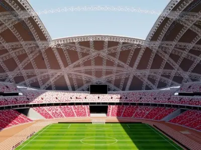 National Stadium Singapore 3D model