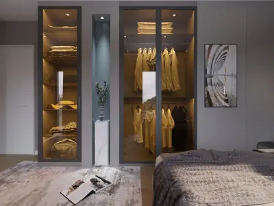 Master Bedroom 020 3D model