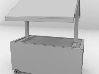 Food Cart 2 3D model